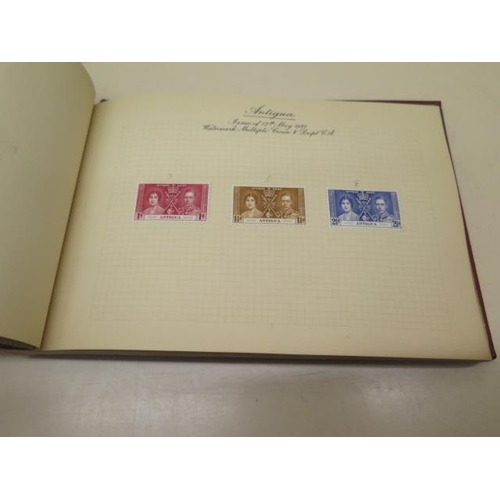 360 - An album of Colonial and Dominion postage stamps for the Coronation of HM King George VI May 12th 19... 