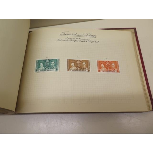 360 - An album of Colonial and Dominion postage stamps for the Coronation of HM King George VI May 12th 19... 