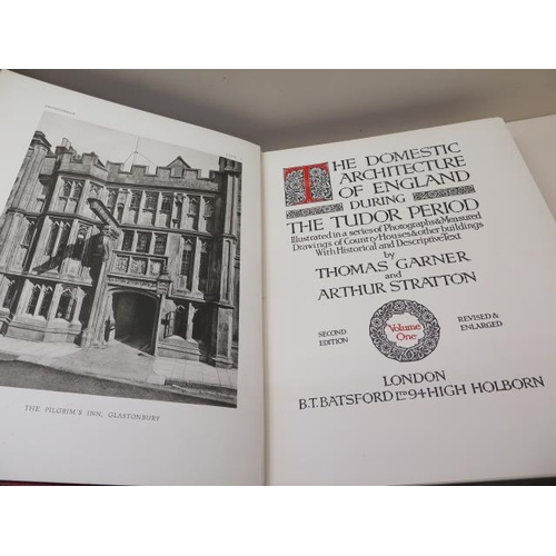 395 - Two Volumes of The Domestic Architecture of England During the Tudor Period and The History of Saint... 