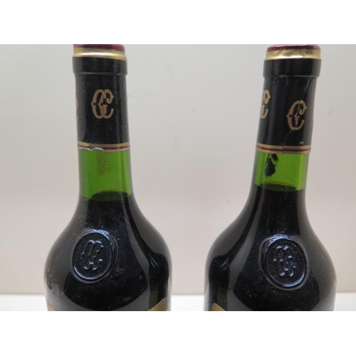 399 - Two bottles of Chateau Talbot Cordier Grand Cru Classe Saint-Julien red wine 1978 - levels slightly ... 