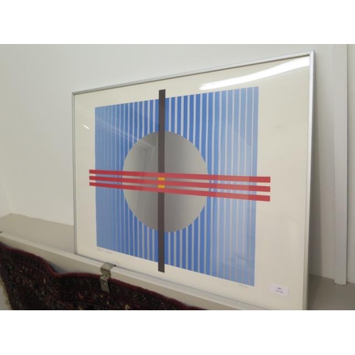 461 - An Adonai Yanai Circle of Energy screen print 79/100 - frame size 57cm x 77cm - from Christies Conte... 