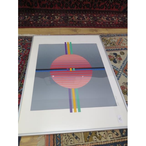 462 - An Adonai Yanai Circle of Energy screen print 79/100 - frame size 57cm x 77cm - from Christies Conte... 