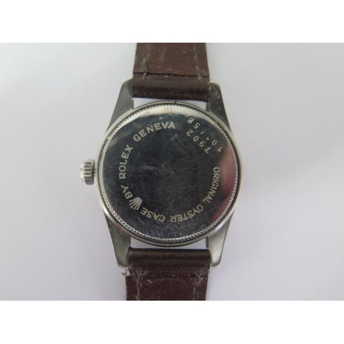 262 - A Tudor Rolex wristwatch circa 1956, model 7029, the signed circular silvered dial, 25mm diameter wi... 