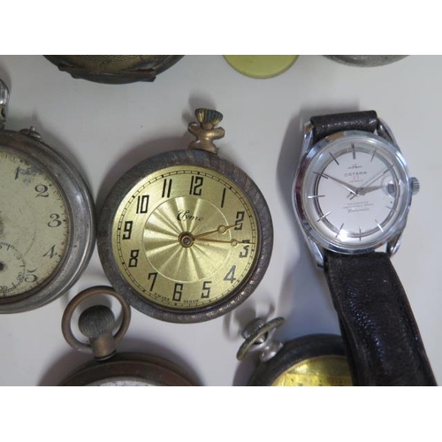 295 - A collection of assorted pocket watch's and wristwatches most for spares/repairs including an Ostara... 