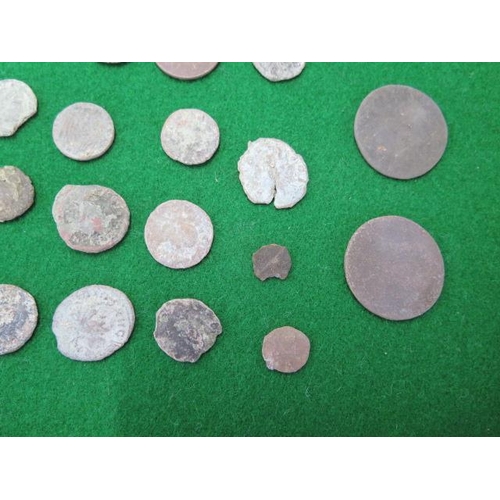 308 - A collection of Roman coins and other coins - 27 in total