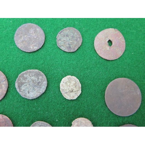 309 - A collection of Roman coins and other coins - 24 in total