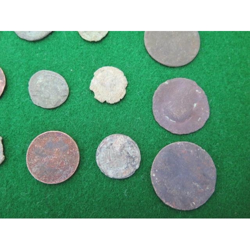 309 - A collection of Roman coins and other coins - 24 in total