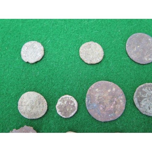 309 - A collection of Roman coins and other coins - 24 in total