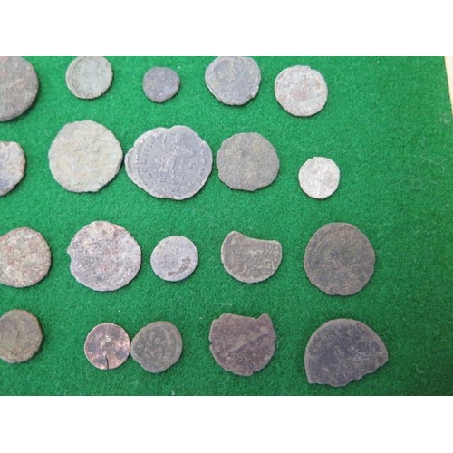 311 - A collection of Roman coins and other coins - 32 in total