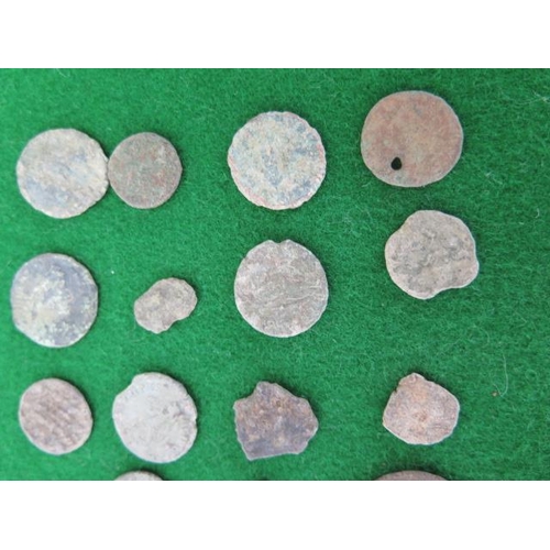 312 - A collection of Roman coins and other coins - 27 in total