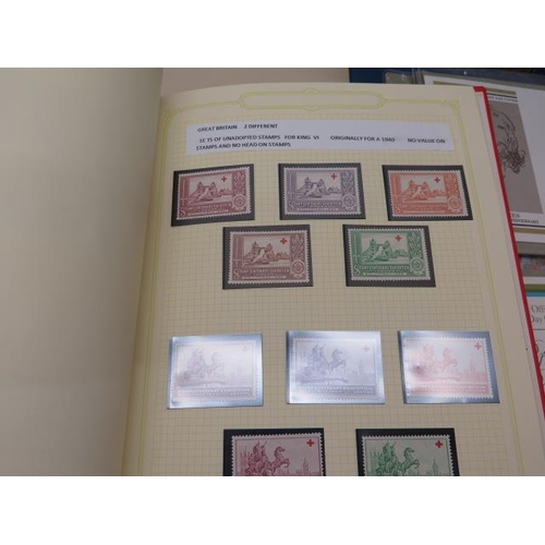 369 - A large collection of World stamps in 11 albums and some presentation packs and loose including an a... 