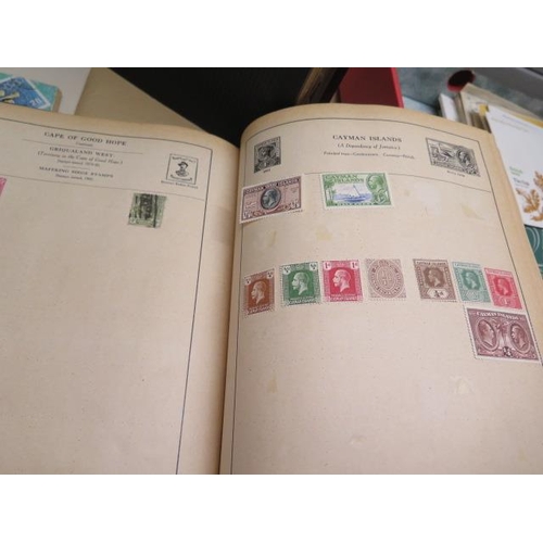 372 - A collection of stamps loose and in albums