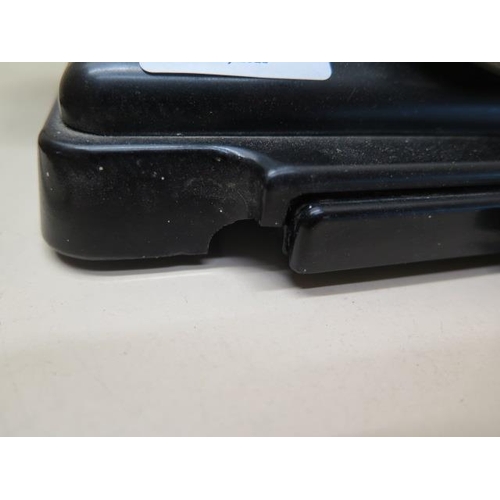 408 - A black Bakelite 200 series telephone with drawer - no bell box - small chip to front of case