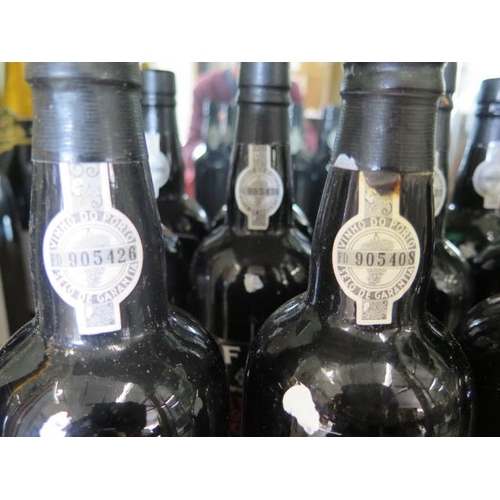 472 - A case of 11 bottles of Offley Boa Vista 1966 Vintage Port - seals good to three, the rest have some... 