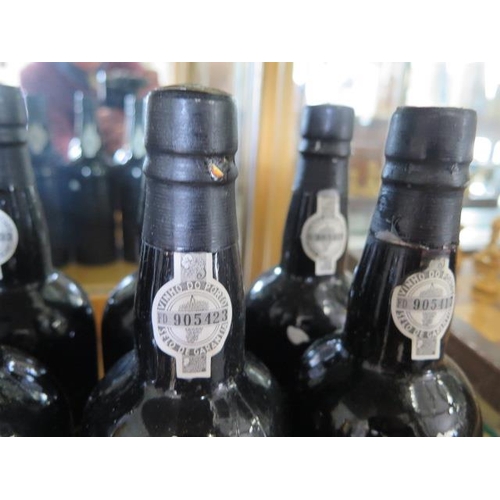 472 - A case of 11 bottles of Offley Boa Vista 1966 Vintage Port - seals good to three, the rest have some... 