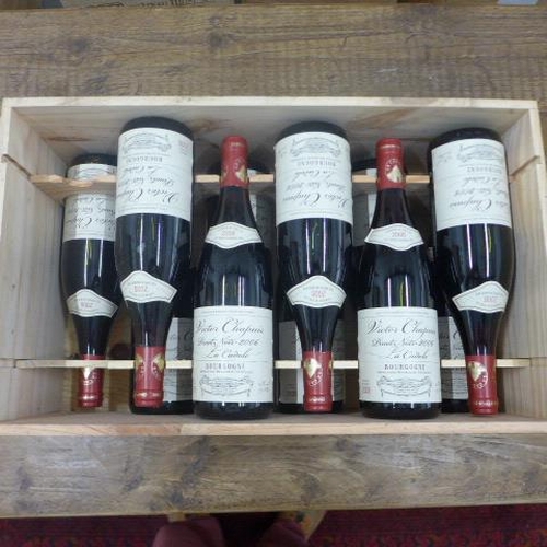 Eleven bottles of Victor Chapuis Bourgogne la Cadole Pinot Noir 2006 red wine