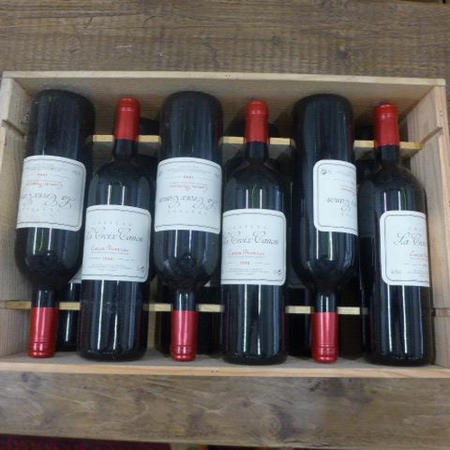 2 - Twelve bottles of Chateau la Croix Canon, Canon Fronsac 1998 red wine