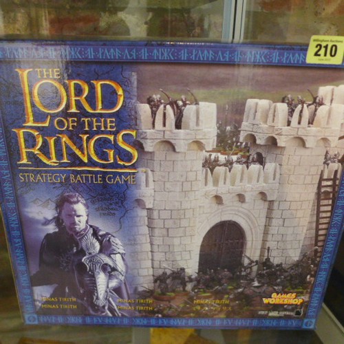 210 - Games Workshop Lord of the Rings unopened Minas Tirith building, five piece - please see images for ... 