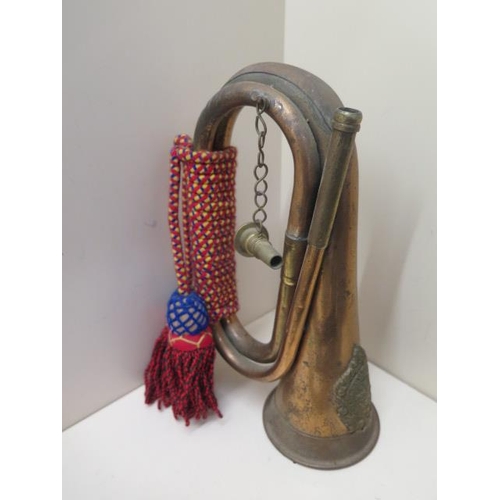  A bugle with Argyle and Sutherland badge