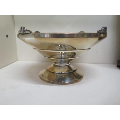 220 - An Art Deco Northern Goldsmiths silver bowl, Birmingham 1935/36, no engraving, good condition, appro... 