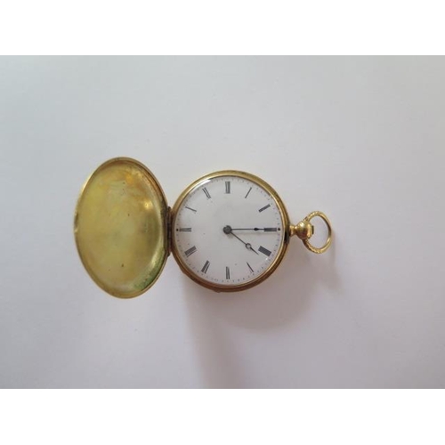 257 - An 18ct yellow gold Patek Philippe & Co key wind Hunter pocket watch, 35mm case, approx 32 grams, ba... 