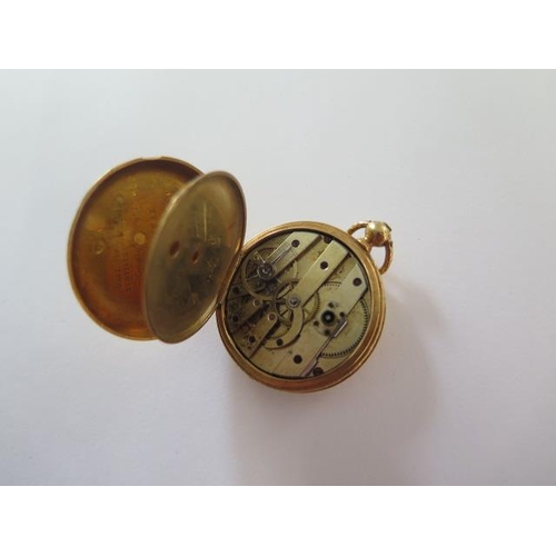 257 - An 18ct yellow gold Patek Philippe & Co key wind Hunter pocket watch, 35mm case, approx 32 grams, ba... 