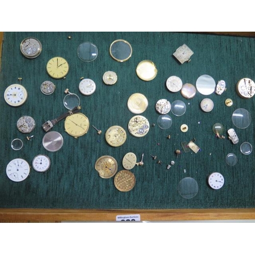 280 - A collection of watch movements including Omega and Longines