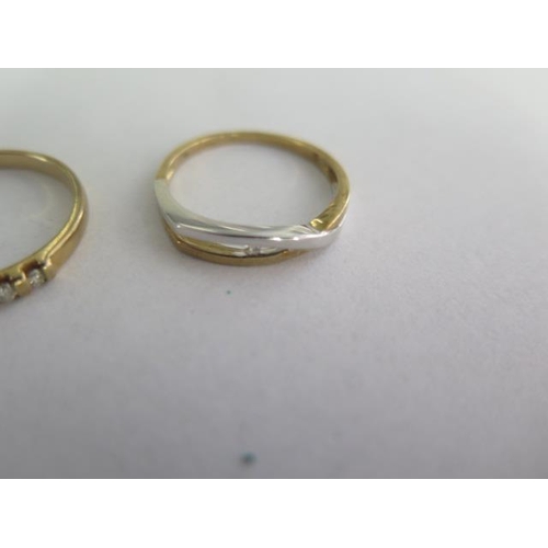 66 - Four 9ct gold rings, sizes M, R, T, approx 7.8 grams, all good