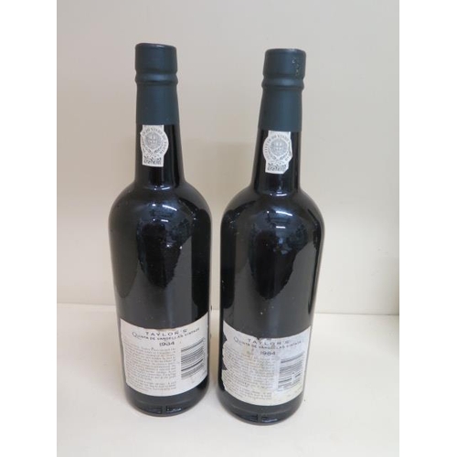 385 - Two bottles of Taylors Quinta de Vargellas 1984 Vintage Port - bottles in 1986 - both seals good