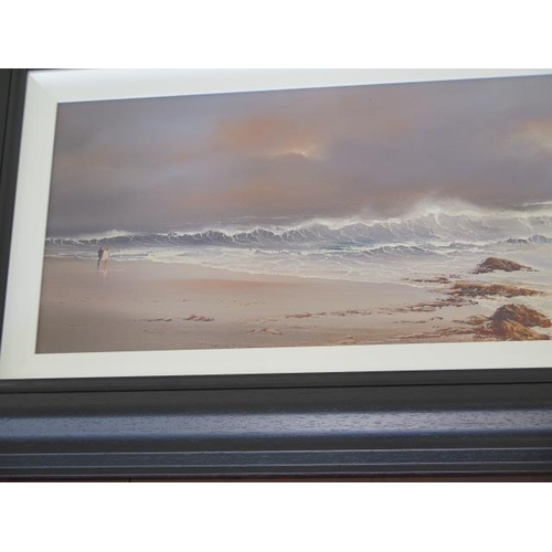 500 - Philip Gray hand embellished canvas on board - Eternal Waves 11/195 bought from Artique Galleries in... 