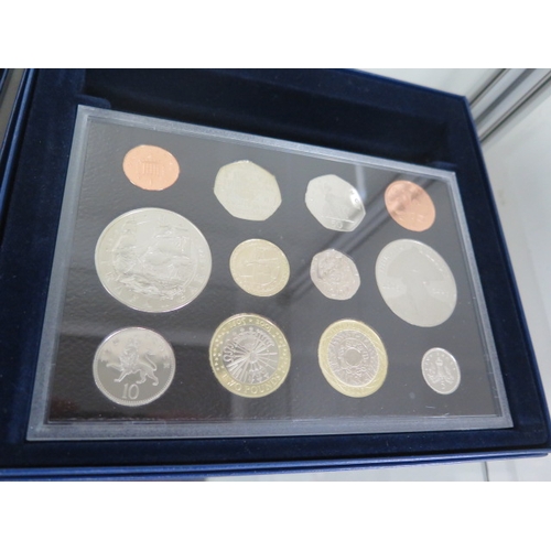 204 - Six United Kingdom proof coin sets dating from 2000 to 2005