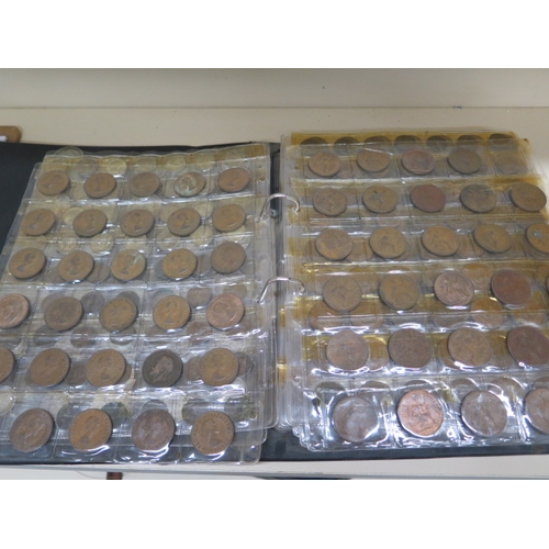 208 - A collection of assorted British coins in a folder