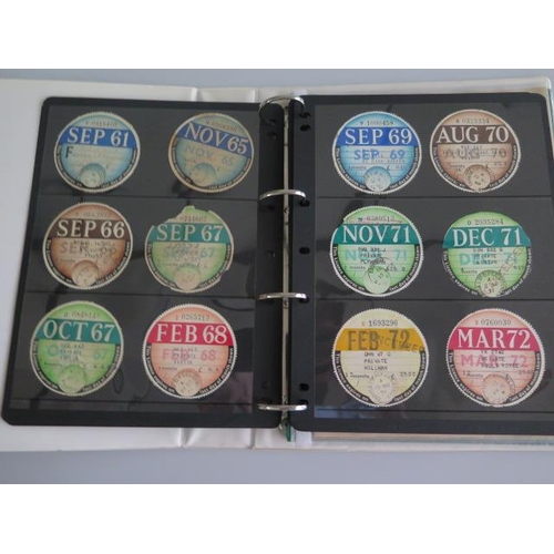 310 - A good collection of British Vehicle tax discs including 25 dating from 1924 to 1937 and 176 dating ... 