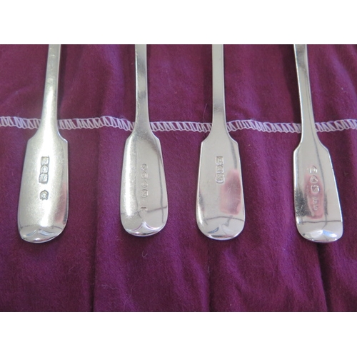 162 - A collection of 12 silver spoons - Largest 19cm - assorted makers and dates - total weight approx 17... 