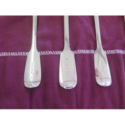 162 - A collection of 12 silver spoons - Largest 19cm - assorted makers and dates - total weight approx 17... 