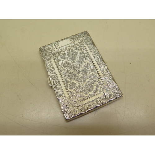 175 - A Victorian silver aide memoire Birmingham 1878 - approx weight 3.5 troy oz - 10cm x 7cm - some dent... 