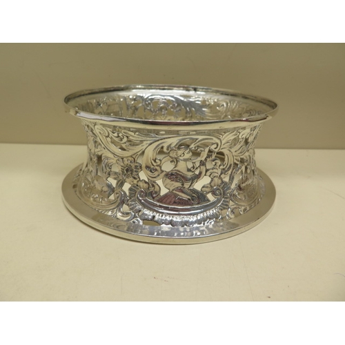 176 - A silver dish ring London 1902 - approx weight 10 troy oz - Height 7.5cm x Diameter 19cm - no engrav... 