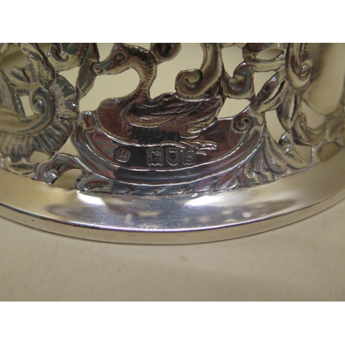 176 - A silver dish ring London 1902 - approx weight 10 troy oz - Height 7.5cm x Diameter 19cm - no engrav... 