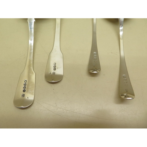 178 - A pair of silver ladles London 1811 and a pair of silver ladles London 1795 - approx total weight 7.... 