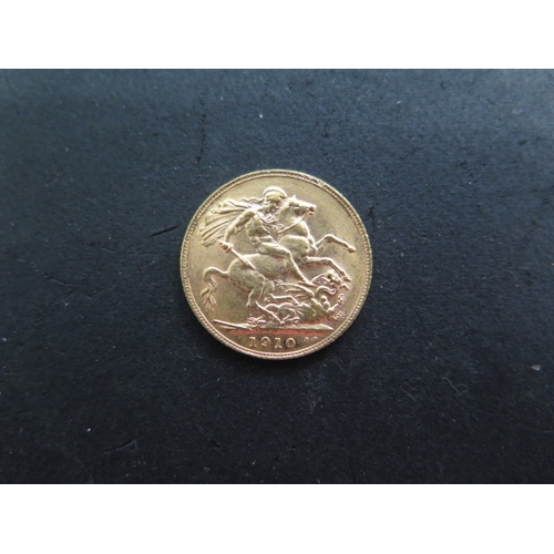 245 - An Edward VII gold full sovereign dated 1910