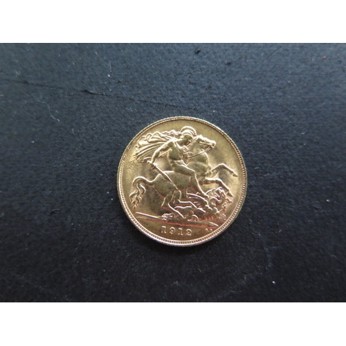 248 - An George V gold half sovereign dated 1912