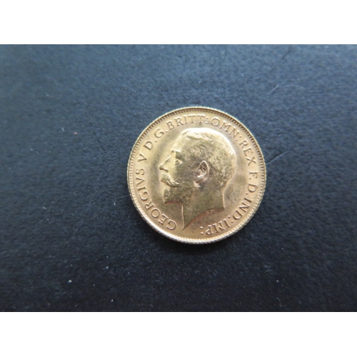 249 - An George V gold half sovereign dated 1914