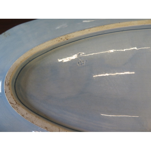 270 - A Villeroy & Boch salmon platter no 157 - Length 61cm - some crazing but generally good