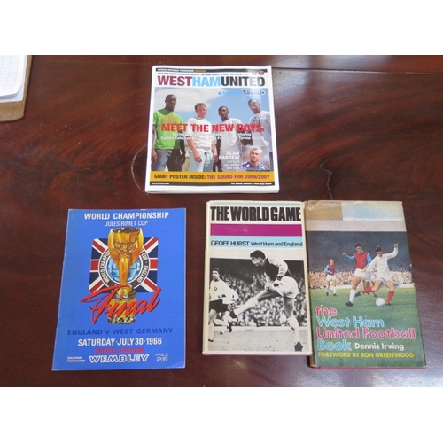 288 - Geoff Hurst signed edition of The World Game with other players signatures, The West Ham United Foot... 