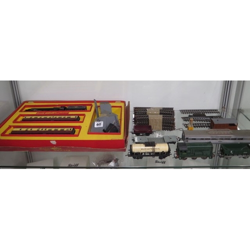 441 - A boxed Triang RS.1 OO gauge train set and rolling stock etc