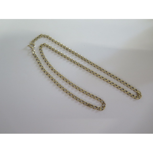 9 - A 9ct yellow gold 50cm necklace - approx weight 10 grams