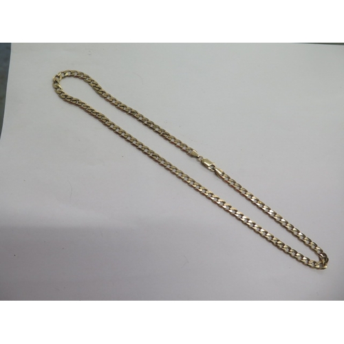 135 - A 9ct yellow gold 52cm necklace - approx weight 24.5 grams