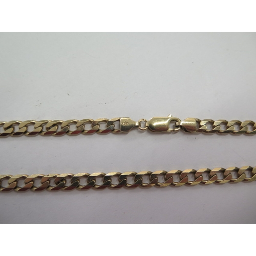 135 - A 9ct yellow gold 52cm necklace - approx weight 24.5 grams