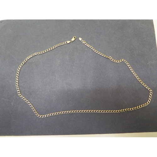 158 - A 9ct gold necklace - Length 57cm - weight approx 17 grams