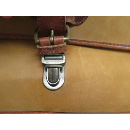 Timberland leather online messenger bag